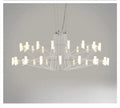 Moooi Coppelia Designer Loft Villa Duplex Art Chandelier Luxury High-end Living Dining Room Led Round Iron Wire Decor Lighting