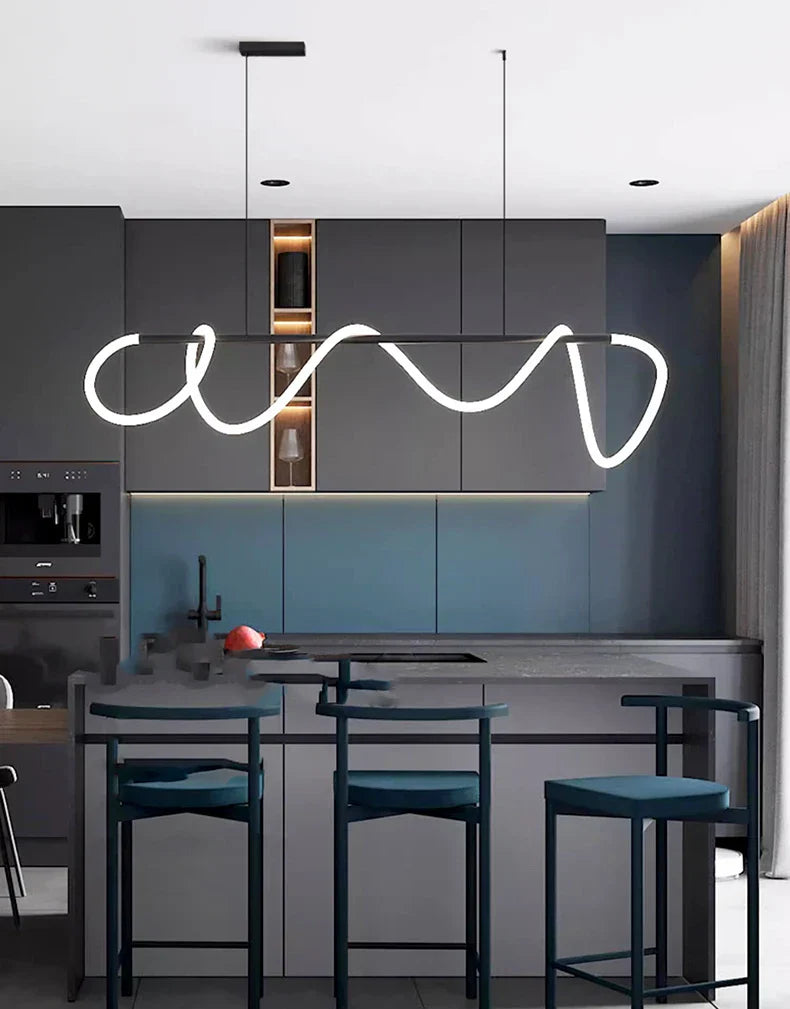 Nordic home decor line Chandeliers for dining room lustre pendant lights hanging lamps for ceiling Light fixture indoor lighting