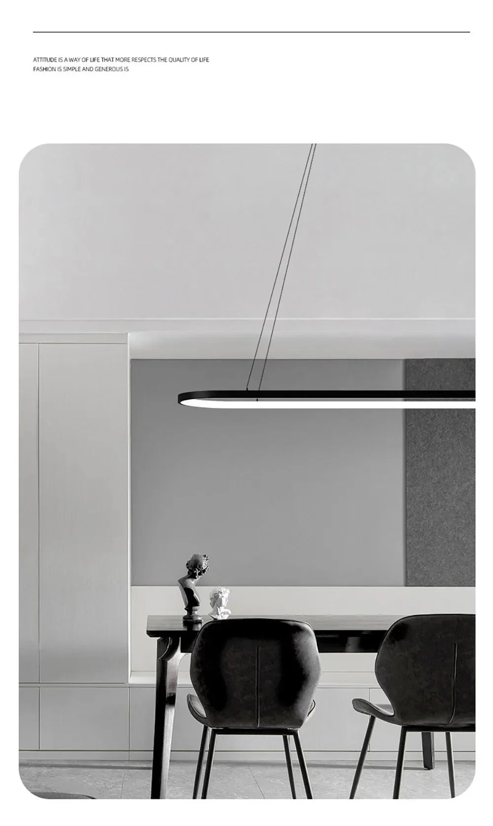 Modern LED Pendant Light 70/90CM Line Lamp For Living Room Dining Room Office Hotel Haning light Home Decor Lighting Fixtures
