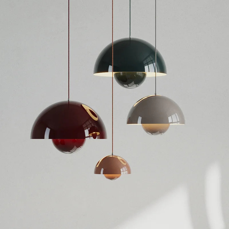 23cm Creative Chandelier Bedroom Study Restaurant Pendant Lights Decorative Lamp Multi-color Optional Modern Bud Indoor Lighting