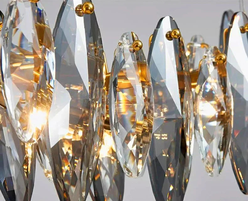 Home Decoration Pendant Lights Luxury Crystal Living room Chandelier Dining room Pendant lamp Ceiling Light indoor Lighting