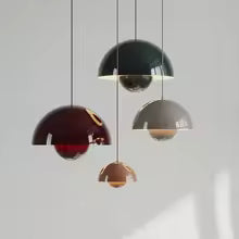 23cm Creative Chandelier Bedroom Study Restaurant Pendant Lights Decorative Lamp Multi-color Optional Modern Bud Indoor Lighting