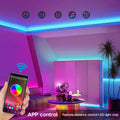 LED Strip Lights RGB 5050 LED Strips Bluetooth APP Control Color Changing DC 12V 30LEDS/M Per Meter For Bedroom Room Kitchen Bar