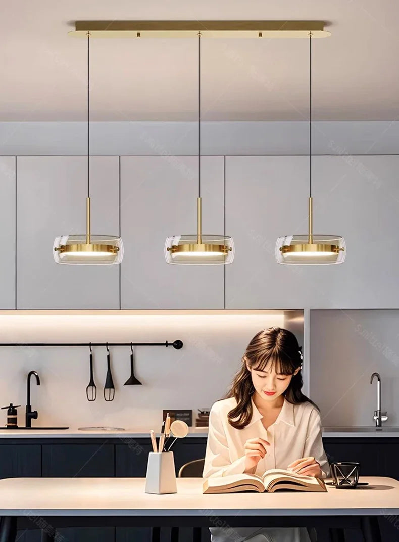 Modern home decor ring led lights pendant light lamps for living room Chandeliers for dining room hanging light indoor lighting